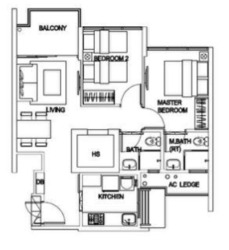 Blk 138C Lake Vista @ Yuan Ching (Jurong West), HDB 3 Rooms #212565231